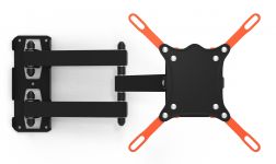 Кронштейн для телевизора КБ-01-66-У наклонно-поворотный чёрный