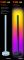 RGB ночник светодиодный торшер 500 мм на круглом основании Чёрный