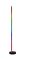 RGB ночник светодиодный торшер 500 мм на круглом основании Чёрный