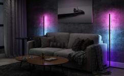 Напольный светильник - торшер RGB 1000мм Black